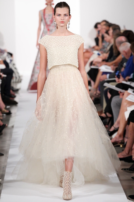 Bette Franke shows NY S/S 2014 Oscar de la Renta